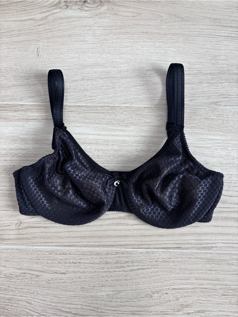 Chantelle C Magnifique Nouveau Full Coverage Underwire Bra Black Size 32D